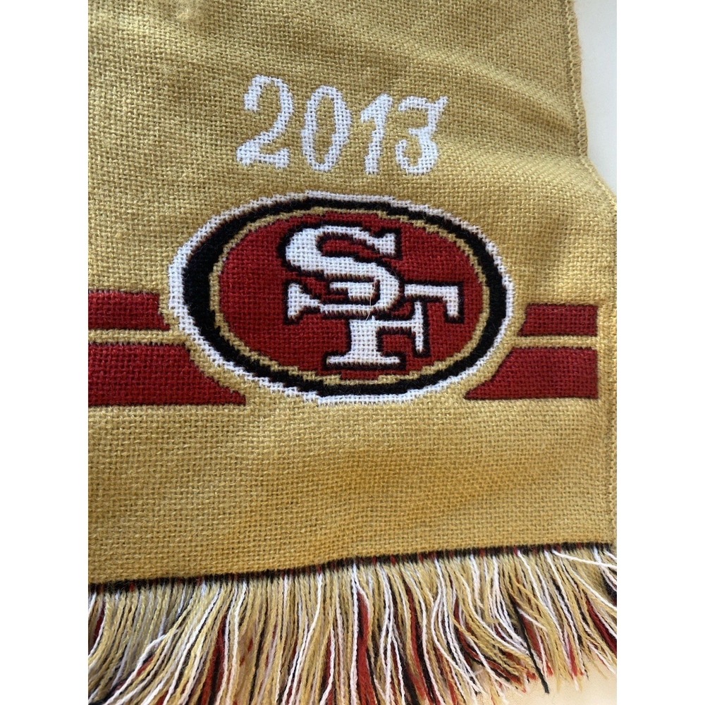 San Francisco 49ers Farewell Candlestick Park Commemorative Scarf 1971-2013‎ SGA